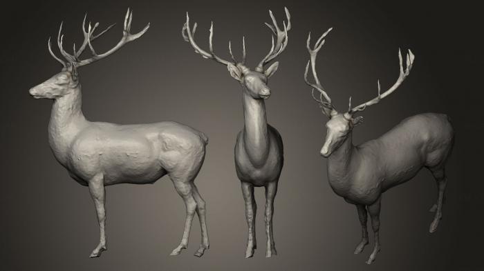 Animal figurines (STKJ_0052) 3D model for CNC machine